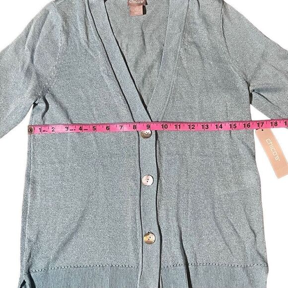 NWT Chico’s Button Up Cardigan Size 00 Women’s XS - Picture 8 of 11